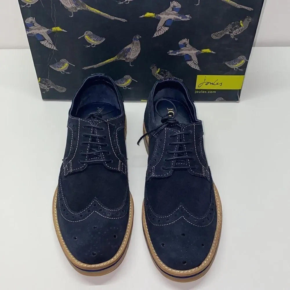 JOULES men’s leather SIZE 9 shoes New blue